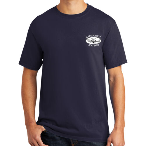 MATTAPOISETT BOATYARD - Beach Wash ® Garment Dyed Tee Thumbnail
